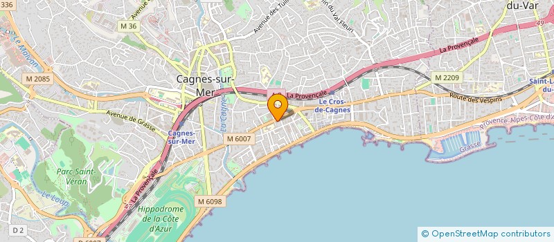 localisation de l'entreprise CONCEPT ETANCHE  CAGNES-SUR-MER