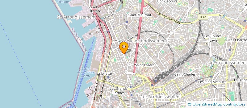 localisation de l'entreprise CONCEPT ETANCHEITE ET BARDAGE à MARSEILLE