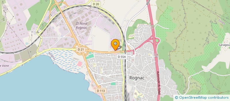 localisation de l'entreprise CONCEPT ETUDE COORDINATION  ROGNAC