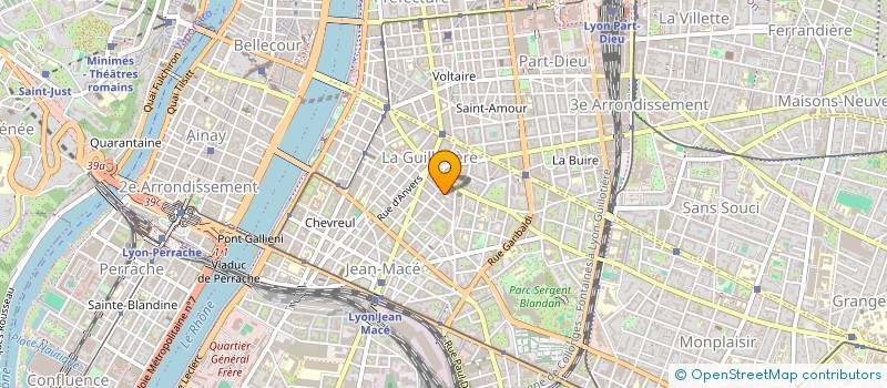localisation de l'entreprise CONCEPT ETUDE REAL BATIMENT CERBAT à LYON 7EME
