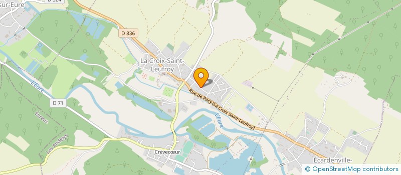 localisation de l'entreprise CONCEPT'EURE BOIS CONSTRUCTION  PACY-SUR-EURE