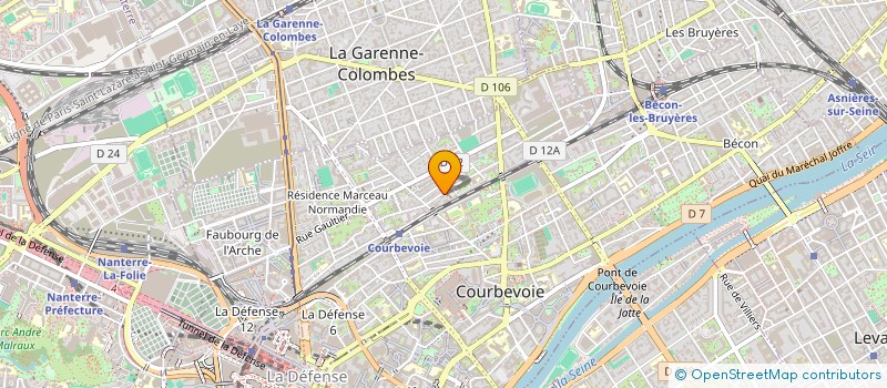 localisation de l'entreprise CONCEPT EVENEMENTS LOISIRS à COURBEVOIE