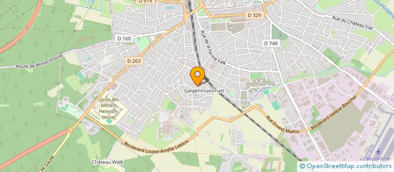 localisation de l'entreprise CONCEPT FACADES & PLATRERIE  HAGUENAU