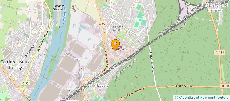 localisation de l'entreprise CONCEPT FACTORY  POISSY