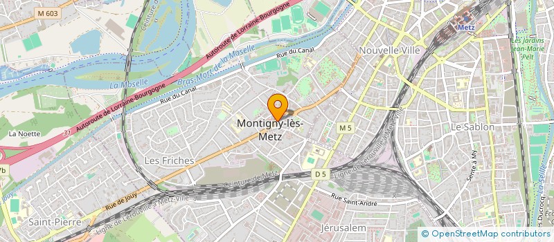 localisation de l'entreprise CONCEPT FERMETURES  MONTIGNY-LES-METZ