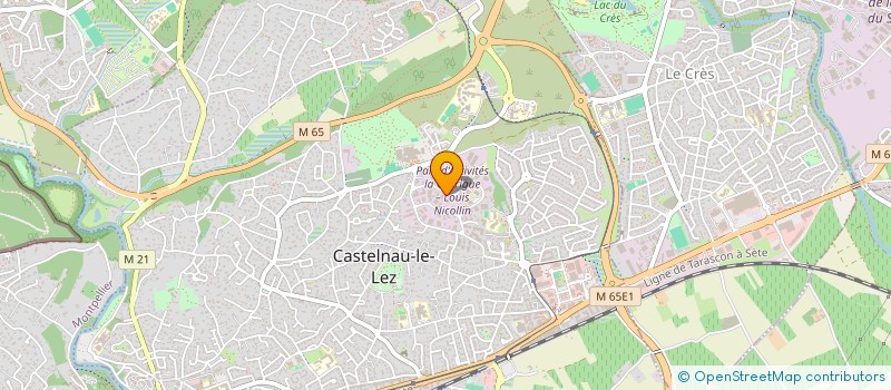 localisation de l'entreprise CONCEPT FERMETURES INDUSTRIELLES à CASTELNAU-LE-LEZ