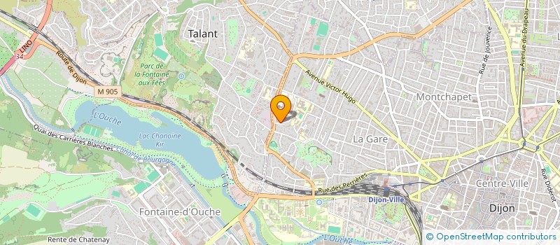 localisation de l'entreprise CONCEPT FIBRE OPTIQUE à DIJON