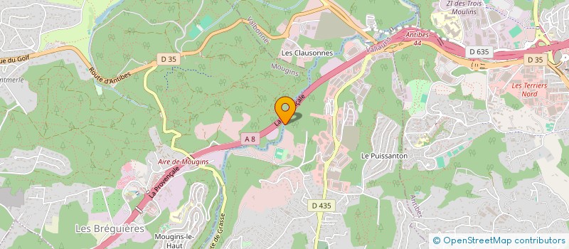 localisation de l'entreprise CONCEPT FIBRE TELECOM à VALLAURIS