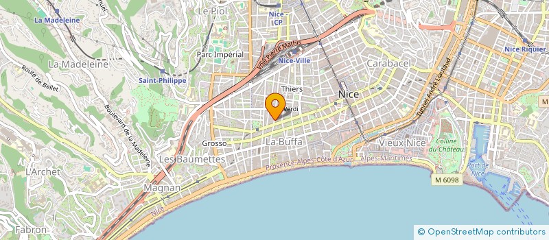 localisation de l'entreprise CONCEPT FINANCE à NICE
