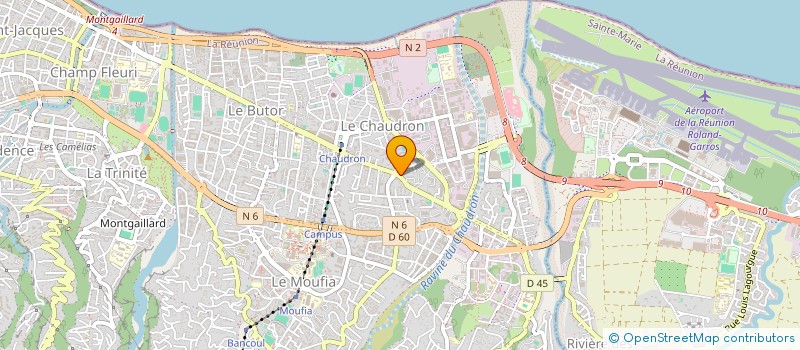 localisation de l'entreprise CONCEPT FORMATION à SAINT-DENIS