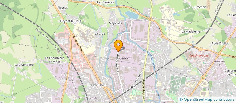 localisation de l'entreprise CONCEPT FORMATION INGENIERIE CONSEIL à BOURG-EN-BRESSE