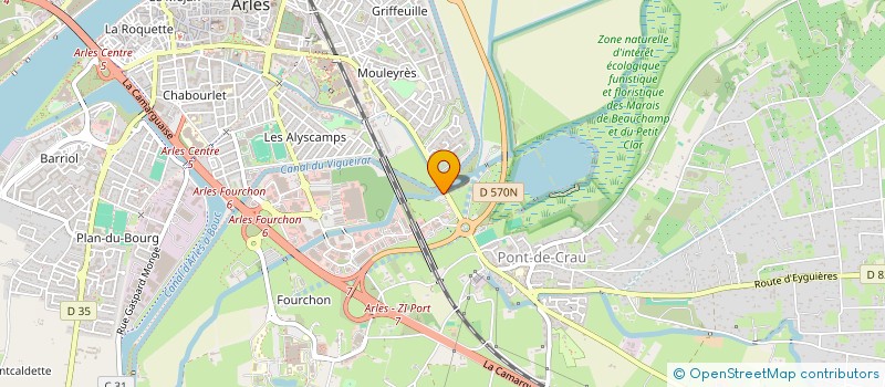 localisation de l'entreprise CONCEPT GMS DEVELOPPEMENT COMMERCIAL ET CONSEILS  ARLES