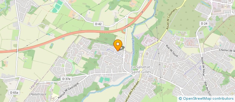 localisation de l'entreprise CONCEPT GRAPHIC  LA SALVETAT-SAINT-GILLES