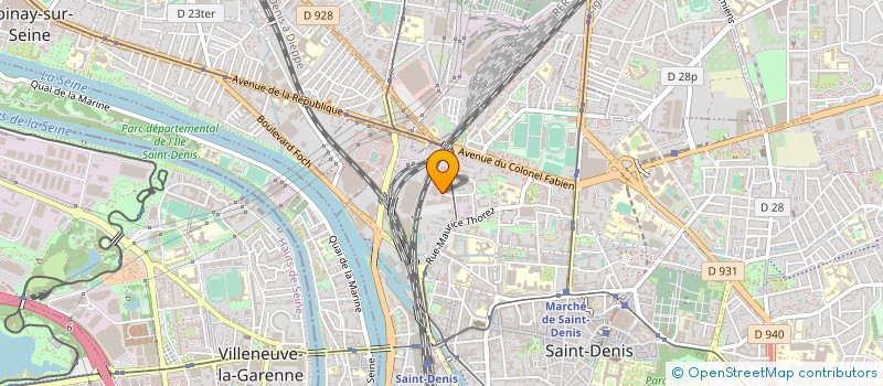 localisation de l'entreprise CONCEPT GRAPHIQUE à SAINT-DENIS