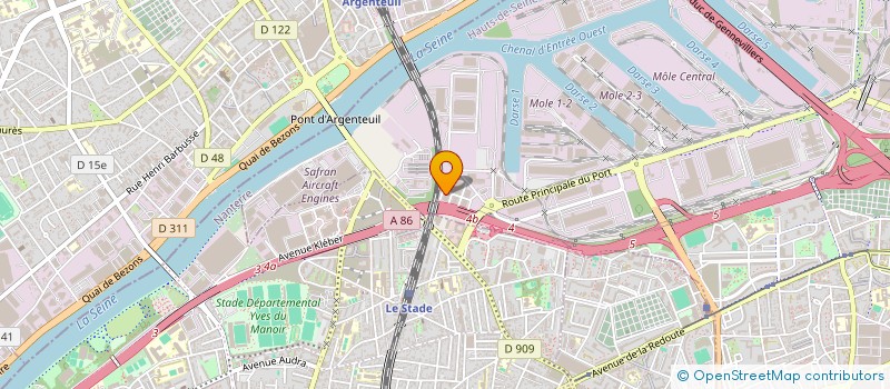 localisation de l'entreprise CONCEPT GROUP à GENNEVILLIERS