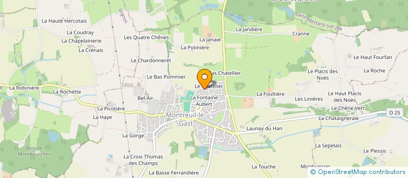 localisation de l'entreprise CONCEPT GROUPE  MONTREUIL-LE-GAST
