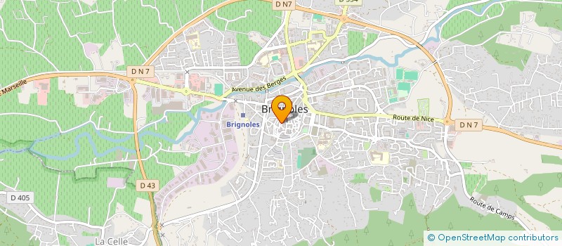 localisation de l'entreprise CONCEPT HABITAT à BRIGNOLES