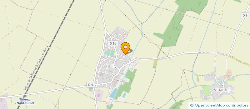 localisation de l'entreprise CONCEPT HABITAT à JUILLY
