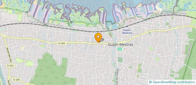 localisation de l'entreprise CONCEPT HABITAT à GUJAN-MESTRAS