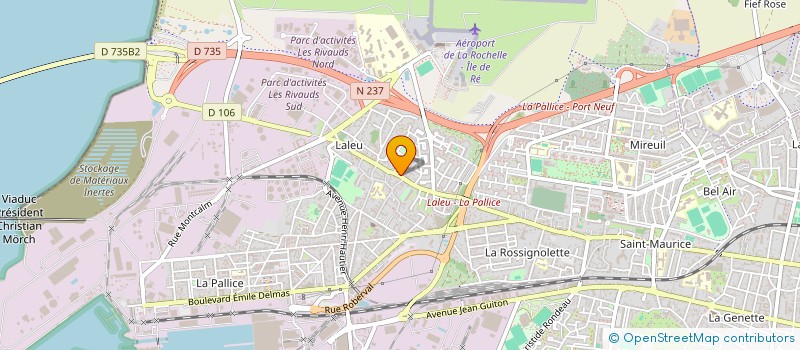 localisation de l'entreprise CONCEPT HABITAT à LA ROCHELLE