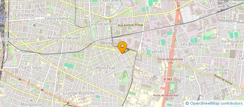 localisation de l'entreprise CONCEPT HABITAT  LYON