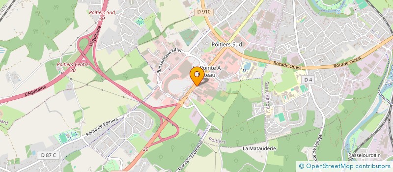 localisation de l'entreprise CONCEPT HABITAT 86  POITIERS