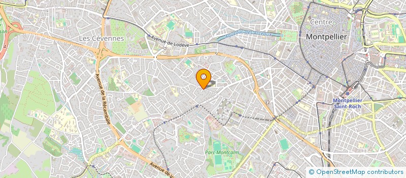 localisation de l'entreprise CONCEPT HABITAT à MONTPELLIER