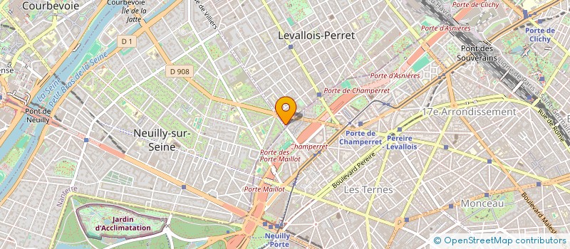 localisation de l'entreprise CONCEPT HABITAT COMMUNICATION à LEVALLOIS-PERRET