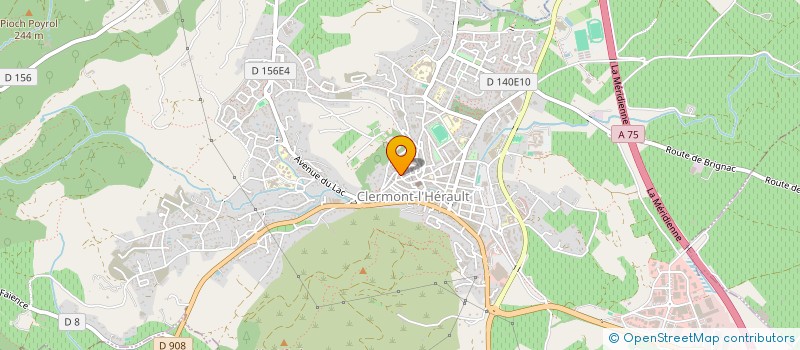 localisation de l'entreprise CONCEPT HABITAT CONSTRUCTION HERAULT  CLERMONT-L'HERAULT