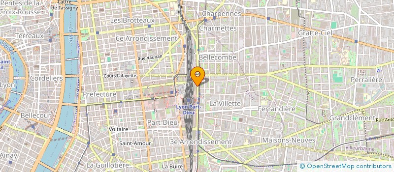 localisation de l'entreprise CONCEPT HABITAT INGENIERIE  LYON