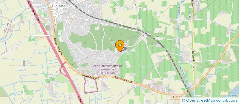 localisation de l'entreprise CONCEPT HABITAT PRO  PIOLENC