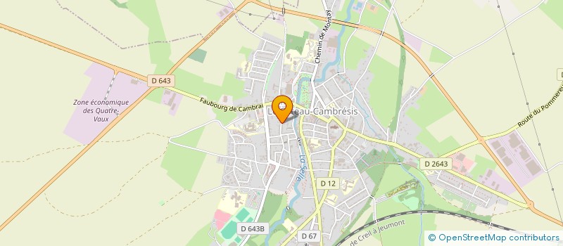 localisation de l'entreprise CONCEPT HABITATION  LE CATEAU-CAMBRESIS