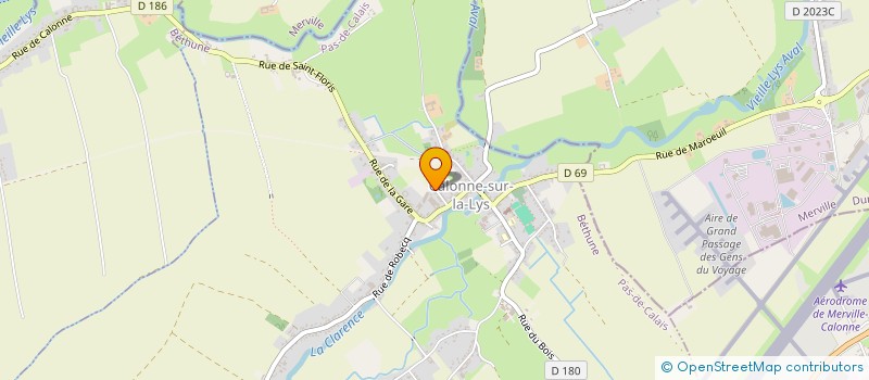 localisation de l'entreprise CONCEPT HELENE  CALONNE-SUR-LA-LYS