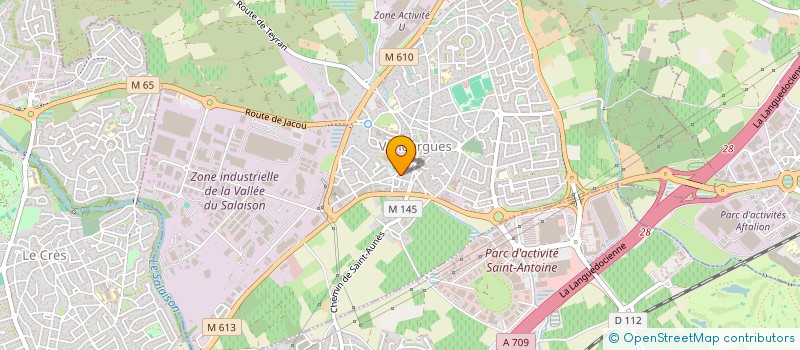 localisation de l'entreprise CONCEPT & HOME à VENDARGUES