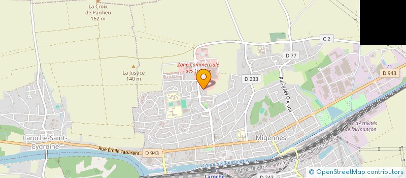 localisation de l'entreprise CONCEPT HOME à MIGENNES