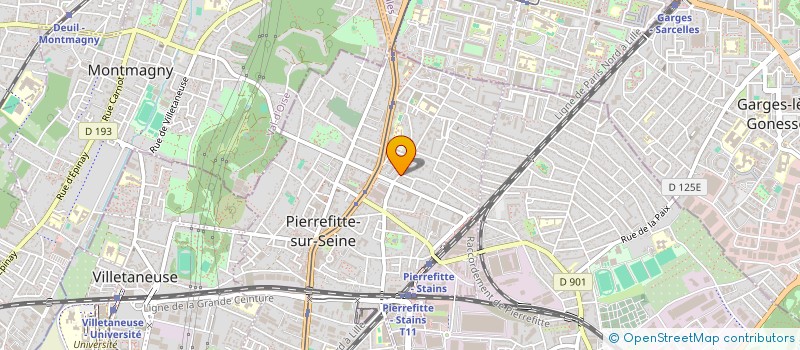 localisation de l'entreprise CONCEPT HOME RENOVATION  PIERREFITTE-SUR-SEINE