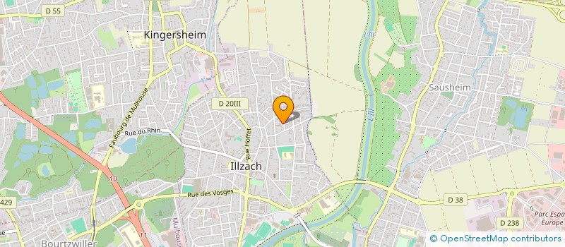 localisation de l'entreprise CONCEPT HOUSE à ILLZACH