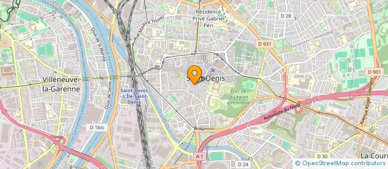 localisation de l'entreprise CONCEPT HR à SAINT-DENIS