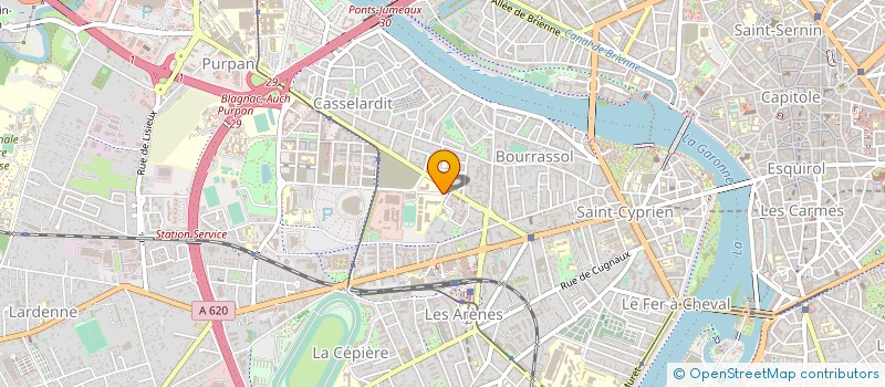 localisation de l'entreprise CONCEPT'ICAM à TOULOUSE