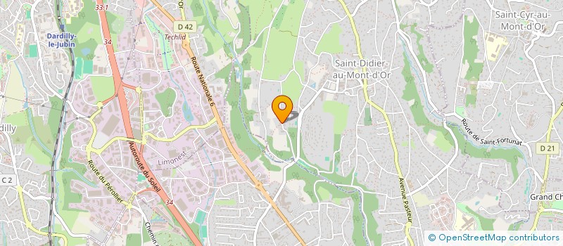 localisation de l'entreprise CONCEPT IMAGE LYON  SAINT-DIDIER-AU-MONT-D'OR