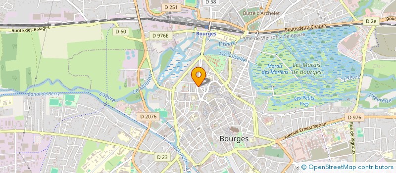localisation de l'entreprise CONCEPT IMMEUBLE MAISON BATIMENT à BOURGES
