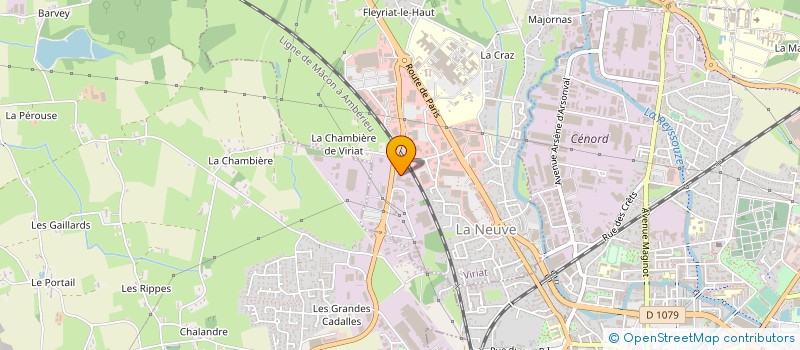 localisation de l'entreprise CONCEPT IMMO à VIRIAT
