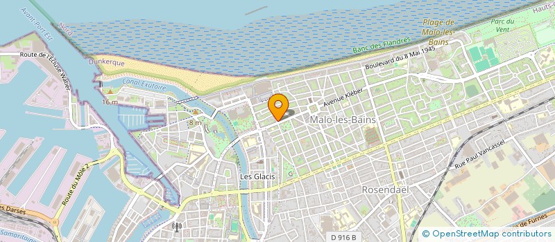 localisation de l'entreprise CONCEPT IMMO à DUNKERQUE