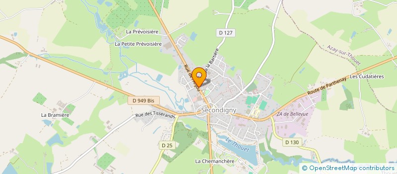 localisation de l'entreprise CONCEPT-IMMO  SECONDIGNY