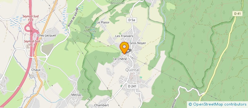 localisation de l'entreprise CONCEPT IMMO  QUINTAL