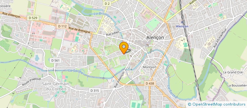 localisation de l'entreprise CONCEPT'IMMO à ALENCON