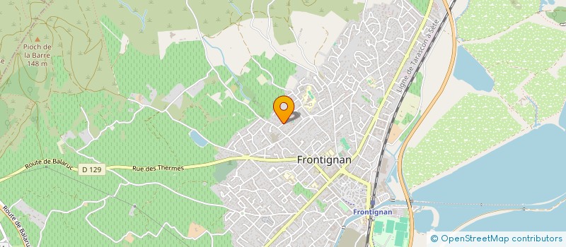 localisation de l'entreprise CONCEPT IMMO FR à FRONTIGNAN