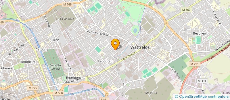 localisation de l'entreprise CONCEPT IMMO TRAVAUX à WATTRELOS
