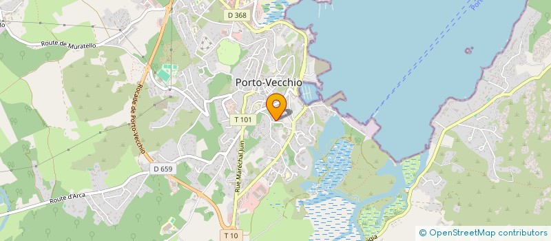 localisation de l'entreprise CONCEPT IMMOBILIER à PORTO-VECCHIO