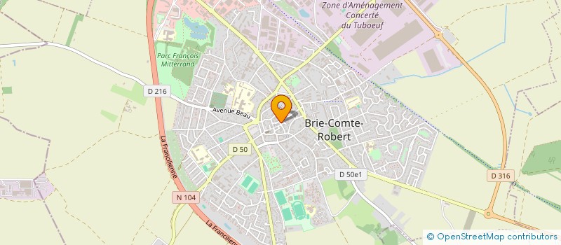 localisation de l'entreprise CONCEPT IMMOBILIER à BRIE-COMTE-ROBERT
